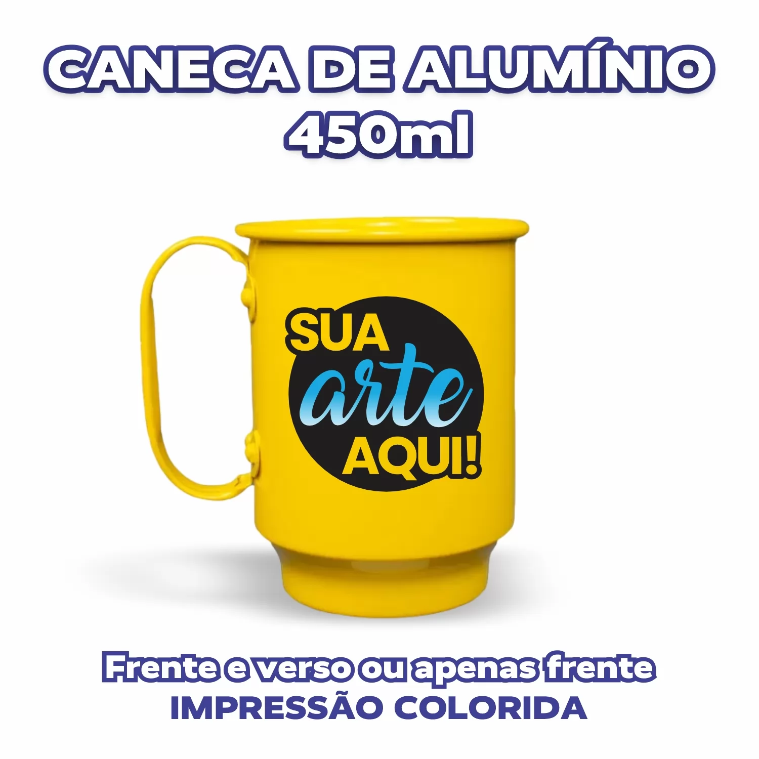 Caneca de Alumínio 450ml 